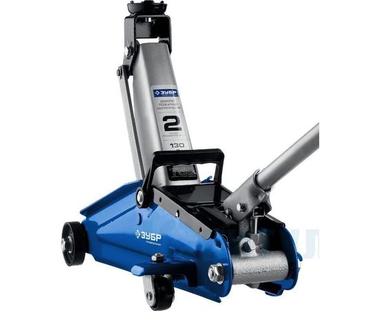 Гидравлический подкатной домкрат 2т, 130-380мм, в кейсе, ЗУБР Профессионал T50 43052-2-K – изображение 2