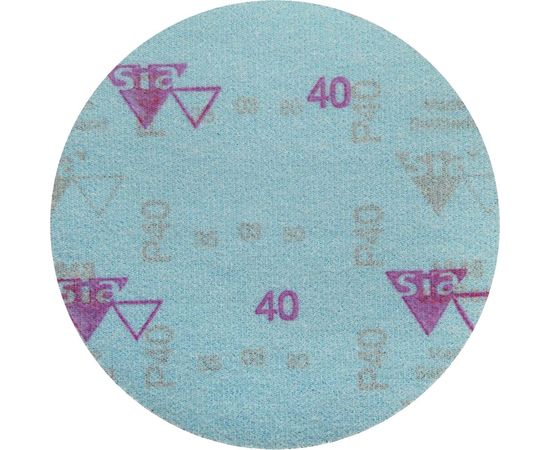 Круг шлифовальный на липучке siaflex 1948 (50 шт; 125 мм; без отверстий; P40) sia Abrasives sf50-125-0-040 – изображение 4