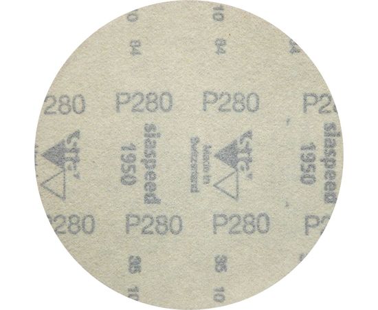 Круг шлифовальный на липучке siaspeed 1950 (50 шт; 125 мм; без отверстий; P280) sia Abrasives ss50-125-0-280 – изображение 4