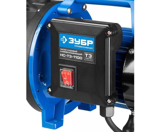 Поверхностный самовсасывающий насос Зубр Профессионал НС-Т3-1100 – изображение 3