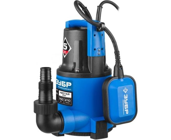 Погружной дренажный насос для чистой воды ЗУБР ПРОФЕССИОНАЛ НПЧ-Т3-750 – изображение 6