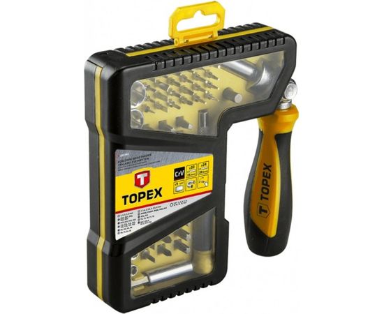 Сменные наконечники и торцевые головки с держателем, 68 шт. TOPEX 39D346 – изображение 6