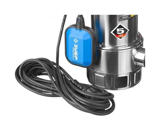 Погружной дренажный насос для грязной воды ЗУБР ПРОФЕССИОНАЛ Т3 НПГ-Т3-750-С – изображение 3