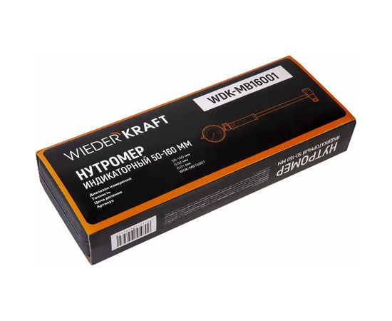 Нутромер WIEDERKRAFT индикаторный, 50-160 мм, 0.01 мм WDK-MB16001 – изображение 2