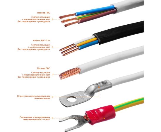 Автоматический многофункциональный стриппер Stayer TS-X 0.2 - 6 мм2 22655 – изображение 8