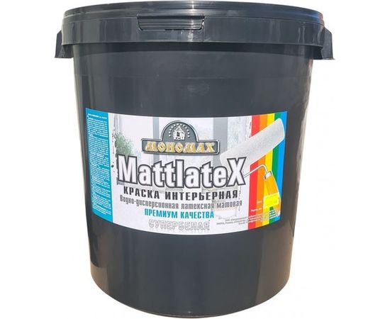 Интерьерная краска Мономах Mattlatex, супербелая 40кг 3крмт40б 