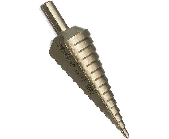 Сверло ступенчатое по сталям и цветным металлам (14 ступеней; 4-30 мм; Р6М5) ЗУБР 29670-4-30-14_z01 