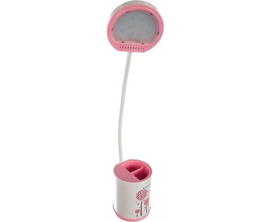 Настольный светильник Лючия L529 Органайзер 4W 5000K розовый 4606400511410 