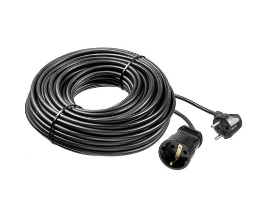 Удлинитель-шнур ЗУБР ПВС 307-Ш, 30 м, 2500 Вт, 1 гнездо, ПВС 3х0,75 мм2, 55022-30 