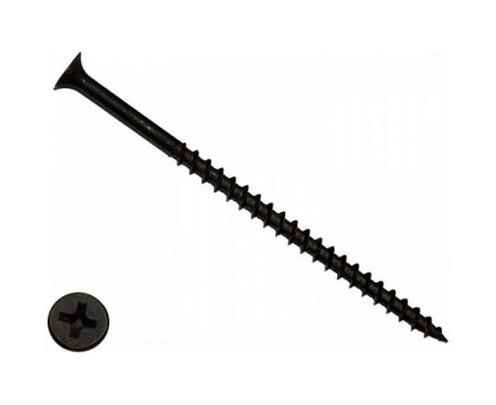 Саморез КРЕП-КОМП черный по дереву 4,2х70 3000шт чд7042 