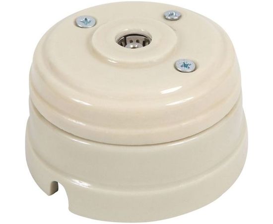 TV розетка МЕЗОНИНЪ оконечная, цвет - слоновая кость GE70321-02 