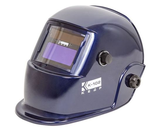 Маска сварщика КЕДР К-102 синяя 8005123 