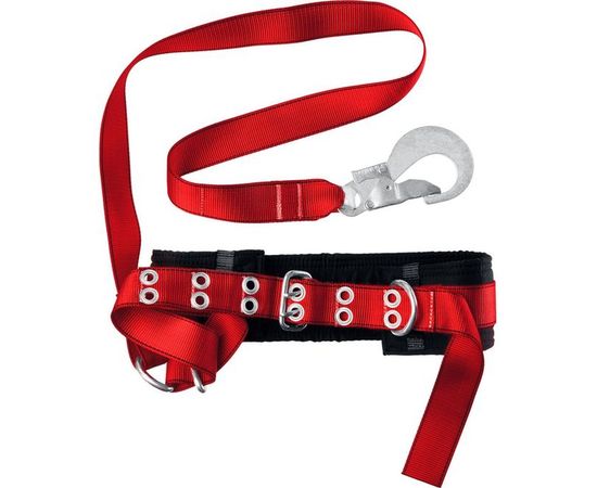 Безлямочный предохранительный пояс Зубр Памир, ленточный строп, 11585 