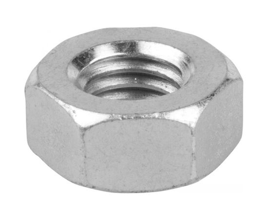 Шестигранная гайка Зубр МАСТЕР ГОСТ 5927-70, класс прочности 6, оцинкованная, M12, 5кг (примерно 328 шт.) 303550-12 