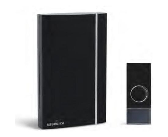 Беспроводной дверной звонок Мелодика Б812, черный 