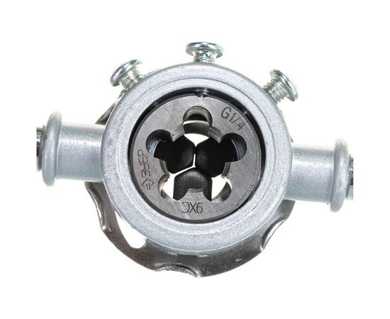 Набор метчиков и плашек Зубр МАСТЕР сталь 9ХС, 35 предметов 28117-H35_z01 – изображение 7