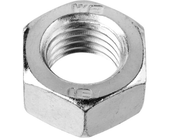 Шестигранная гайка Зубр МАСТЕР ГОСТ 5927-70, класс прочности 6, оцинкованная, M12, 5кг (примерно 328 шт.) 303550-12 – изображение 2