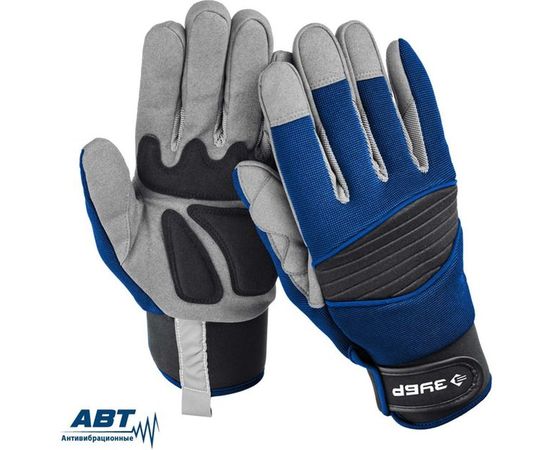 Комбинированные перчатки ЗУБР Монтажник, р. XL, для тяжелых механических работ 11475-XL – изображение 5