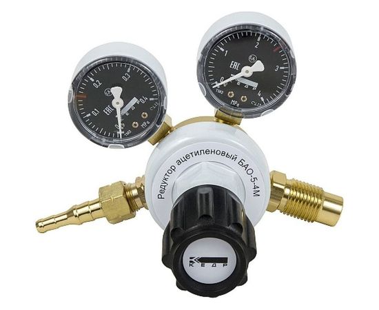 Редуктор ацетиленовый для газового баллона БАО-5-4М КЕДР 1280005 – изображение 3