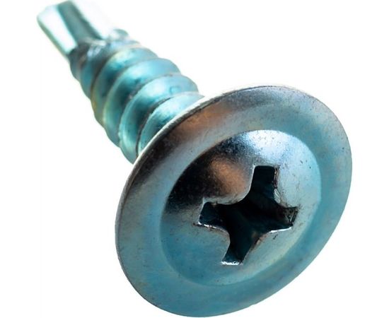 Саморез с прессшайбой Качественный КРЕПЕЖ 4,2х16 мм сверло 2500 шт 2000343 КЧ – изображение 4