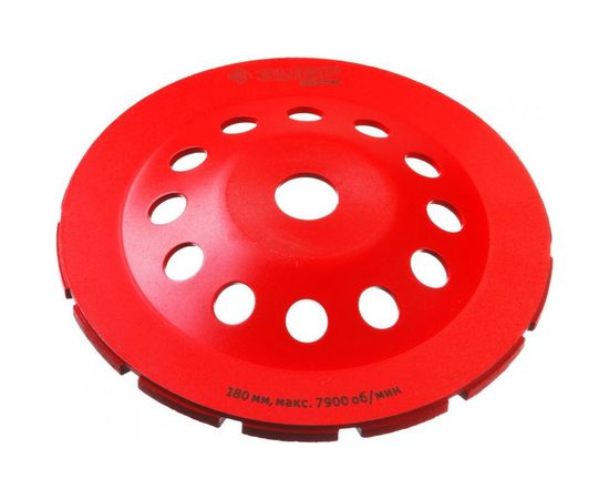 Чашка алмазная двухрядная (180х22.2 мм) ЗУБР Мастер 33376-180 – изображение 3