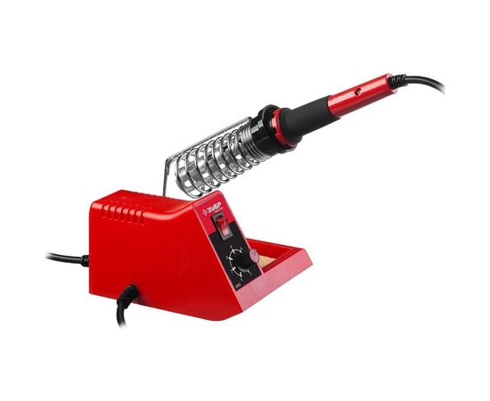 Паяльная станция ЗУБР МАСТЕР аналоговая, диапазон 100-450C, 48Вт 55332 – изображение 2