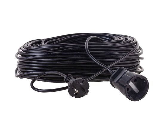 Удлинитель-шнур ЗУБР ПВС 207-Ш, 50 м, 2200 Вт, 1 гнездо, ПВС 2х0,75 мм2, 55023-50 – изображение 3