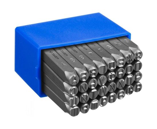 Буквенные клейма Зубр, шрифт 6 мм 21503-06_z01 – изображение 3