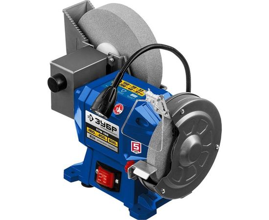Заточной станок для мокрого и сухого шлифования ЗУБР d150/d200 мм, 500 Вт, ПТМ-150 – изображение 3
