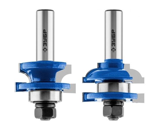 Набор фрез для вагонки (2 шт; хвостовик 8 мм) Зубр 28770-50-H2 – изображение 8