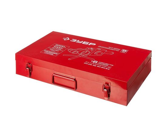 Сварочный аппарат для полипропиленовых труб, 1000/2000Вт, 50-300С, насадки 20, 25, 32, 40 , 50, 63мм, металлический кейс, 220В ЗУБР МАСТЕР АСТ-2000 – изображение 6