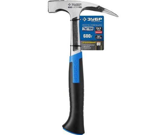 Молоток КРОВЕЛЬЩИКА 600 г цельнокованый, Профессионал ЗУБР "ТИТАН" 20147-600 20147-600_z01 – изображение 5