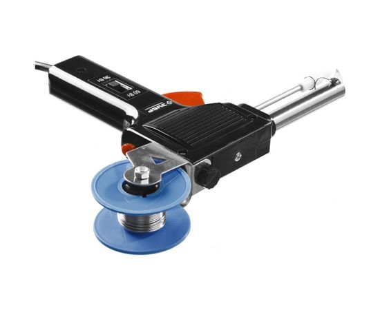 Паяльник с подачей припоя, 2 мощности 30Вт/60Вт, диаметр проволоки припоя от 1 до 3мм Зубр ПРОФЕССИОНАЛ 55304-60 – изображение 2