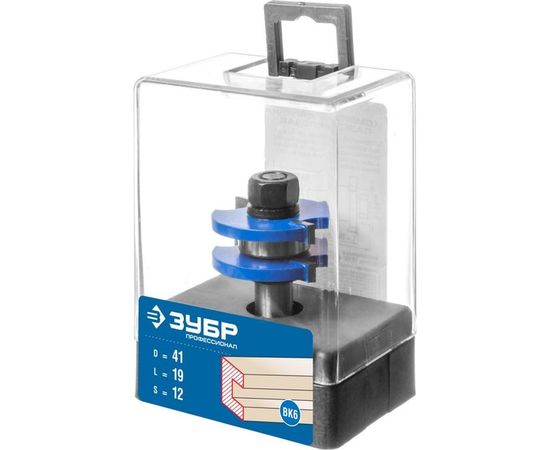 Фреза комбинированная пазо-шиповая ПРОФЕССИОНАЛ Зубр 28732-41 – изображение 2