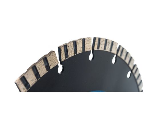 Диск алмазный отрезной сегментный по бетону, кирпичу, камню УНИВЕРСАЛ Профессионал (230х22.2 мм) Зубр 36650-230_z02 – изображение 3