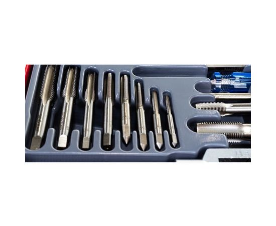 Набор метчиков и плашек Зубр МАСТЕР сталь 9ХС, 35 предметов 28117-H35_z01 – изображение 13