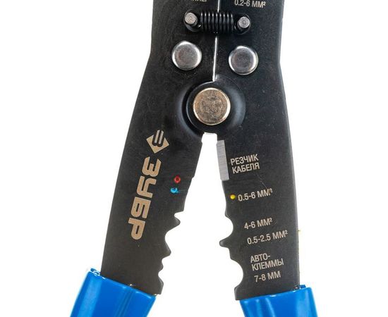 Автоматический многофункциональный стриппер 0.2 - 6 мм2, ЗУБР ТТ-3 22641 – изображение 2