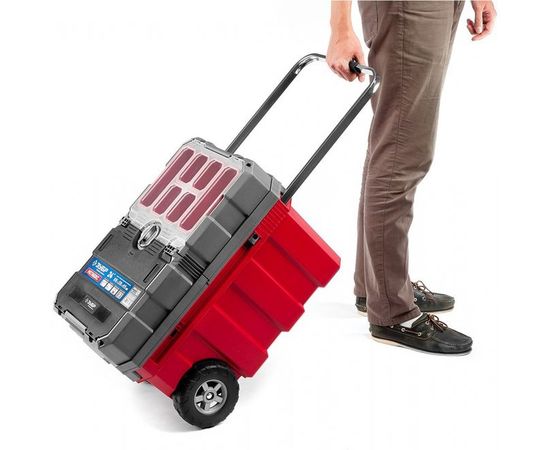 Ящик-тележка для инструмента ЗУБР "МЕГА БОКС" пластиковый, 24", Профессионал 38133-24 – изображение 8