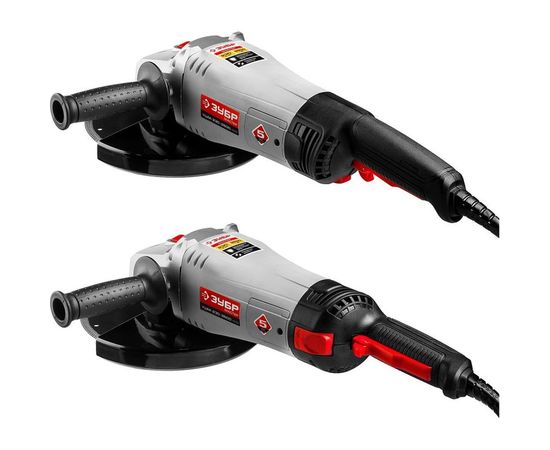 Углошлифовальная машина ЗУБР МАСТЕР УШМ-230-2600 ПМ3 – изображение 3