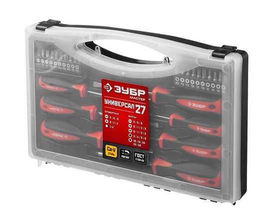 Набор отверток с битами Зубр МАСТЕР 25027 – изображение 2