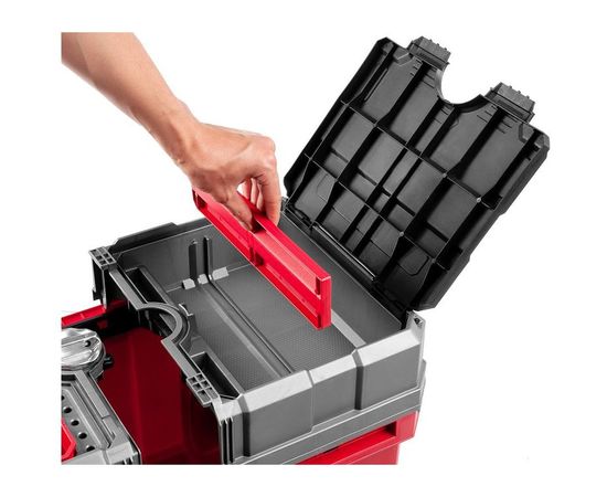 Ящик-тележка для инструмента ЗУБР "МЕГА БОКС" пластиковый, 24", Профессионал 38133-24 – изображение 7