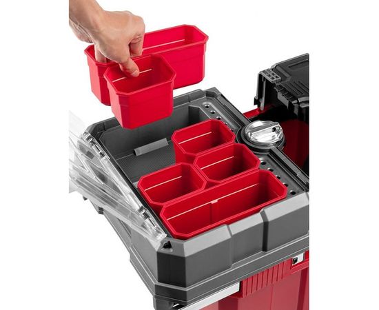 Ящик-тележка для инструмента ЗУБР "МЕГА БОКС" пластиковый, 24", Профессионал 38133-24 – изображение 5