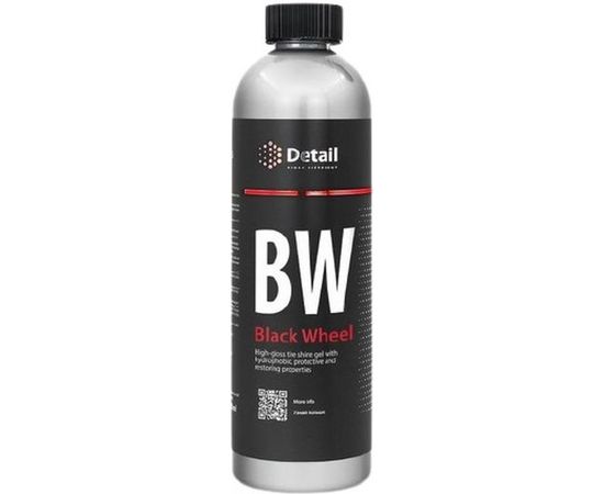 Глянцевый чернитель шин Detail, гель BW "Black Wheel", 500мл DT-0257 