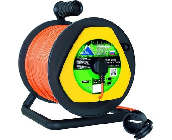 Удлинитель с выносной розеткой Партнер-Электро GardenLine с/з ПВС 3х0,75 10A 40м IP 44 UG104B-140BL 