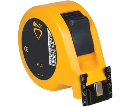 Рулетка 5 м х 19 мм DEKOR HASSAN с магнитным захватом HELIX MAGNETIC 817 