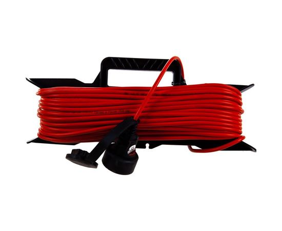 Удлинитель шнур Партнер-Электро GardenLine на рамке б/з ПВС 2х0,75 6A 50м IP 44 US201A-150OR 