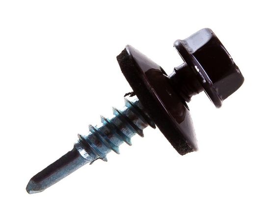 Кровельный саморез Саморезик 5,5х25 RAL8017 коричневый шоколад 250шт SKRAL8017-5,5х25-250 