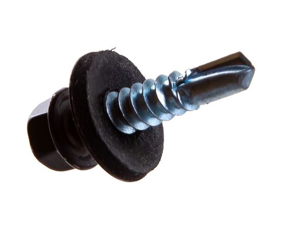 Кровельный саморез Саморезик 5,5х25 RAL8017 коричневый шоколад 250шт SKRAL8017-5,5х25-250 – изображение 3