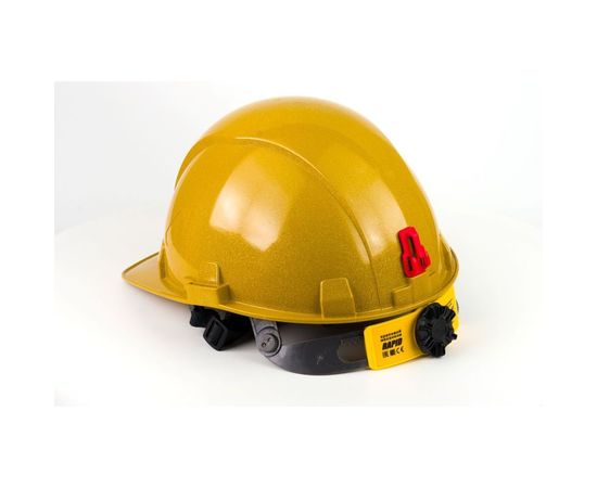 Защитная термостойкая каска РОСОМЗ СОМЗ-55 FavoriT Termo RAPID, золотисто-коричневая 76712 – изображение 2