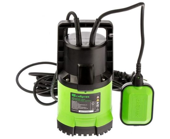 Дренажный насос для чистой воды СИБРТЕХ СДН500-5 97262 – изображение 7
